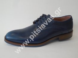 Commanchero ανδρικό παπούτσι 91663 μπλε δέρμα